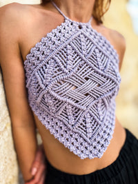 Diamond-shaped blouse